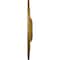 Ekena Millwork Small Classic Ceiling Medallion (Fits Canopies up to 10"), Hand-Painted Gold, 40 1/4"OD x 3 1/8"P CM40CLGLS - alternate 2